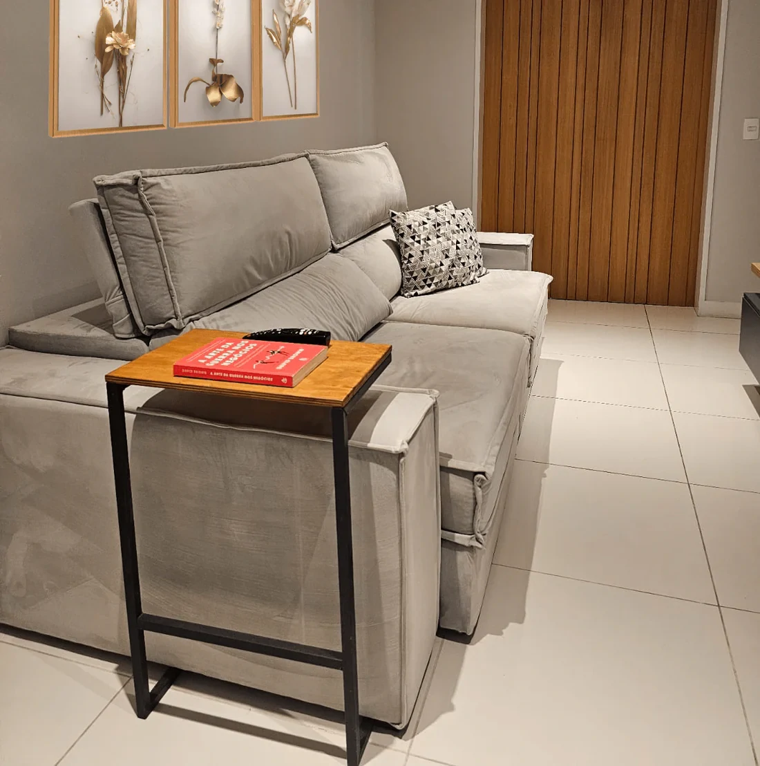 Mesa de Apoio Lateral para Sofá
